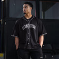 VANQUISH BLACK OVERSIZED BASEBALL JERSEY