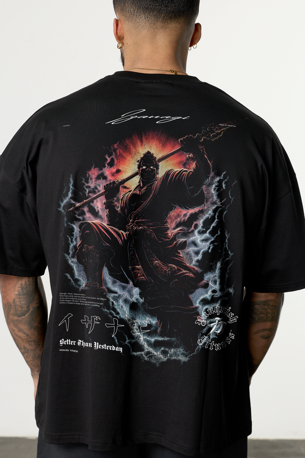 SHINTO GODS Izanagi OVERSIZED BOXY T SHIRT