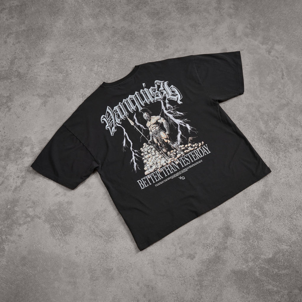 Vanquish Olympus Black Ares Oversized Boxy T Shirt