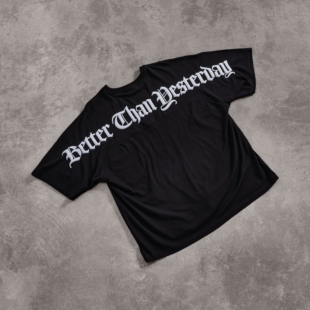 Vanquish Dark Script Black Oversized T-Shirt