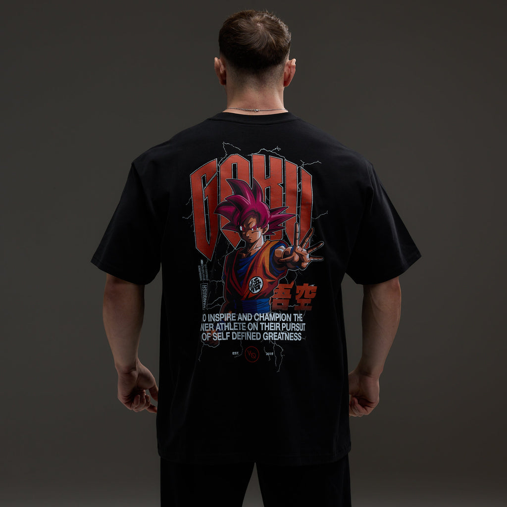 Vanquish DBS Goku Black Oversized T Shirt