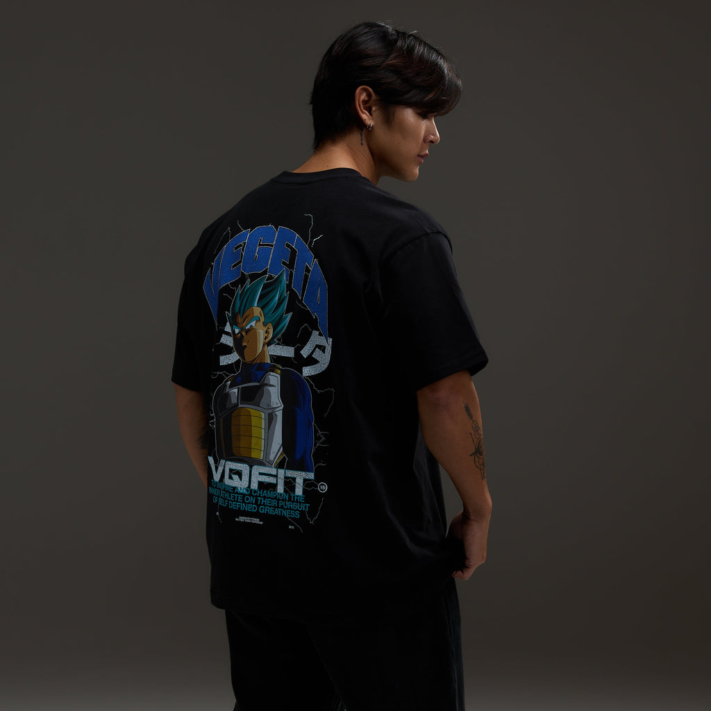 Vanquish DBS Vegeta SSGSS Black Oversized T Shirt
