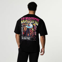 YU-GI-OH! YUGI BLACK OVERSIZED T SHIRT