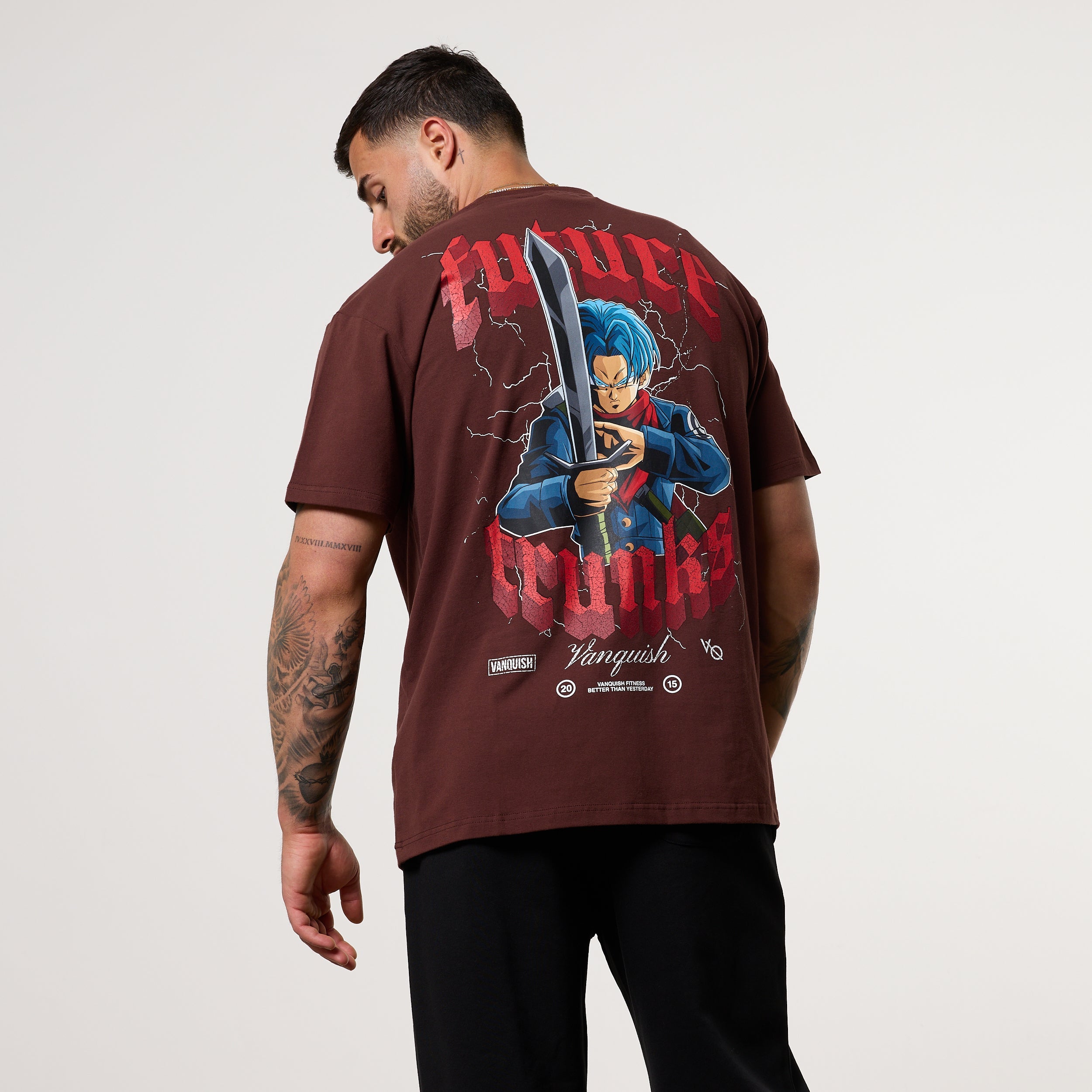 Vanquish DBS Trunks Brown Oversized T-Shirt