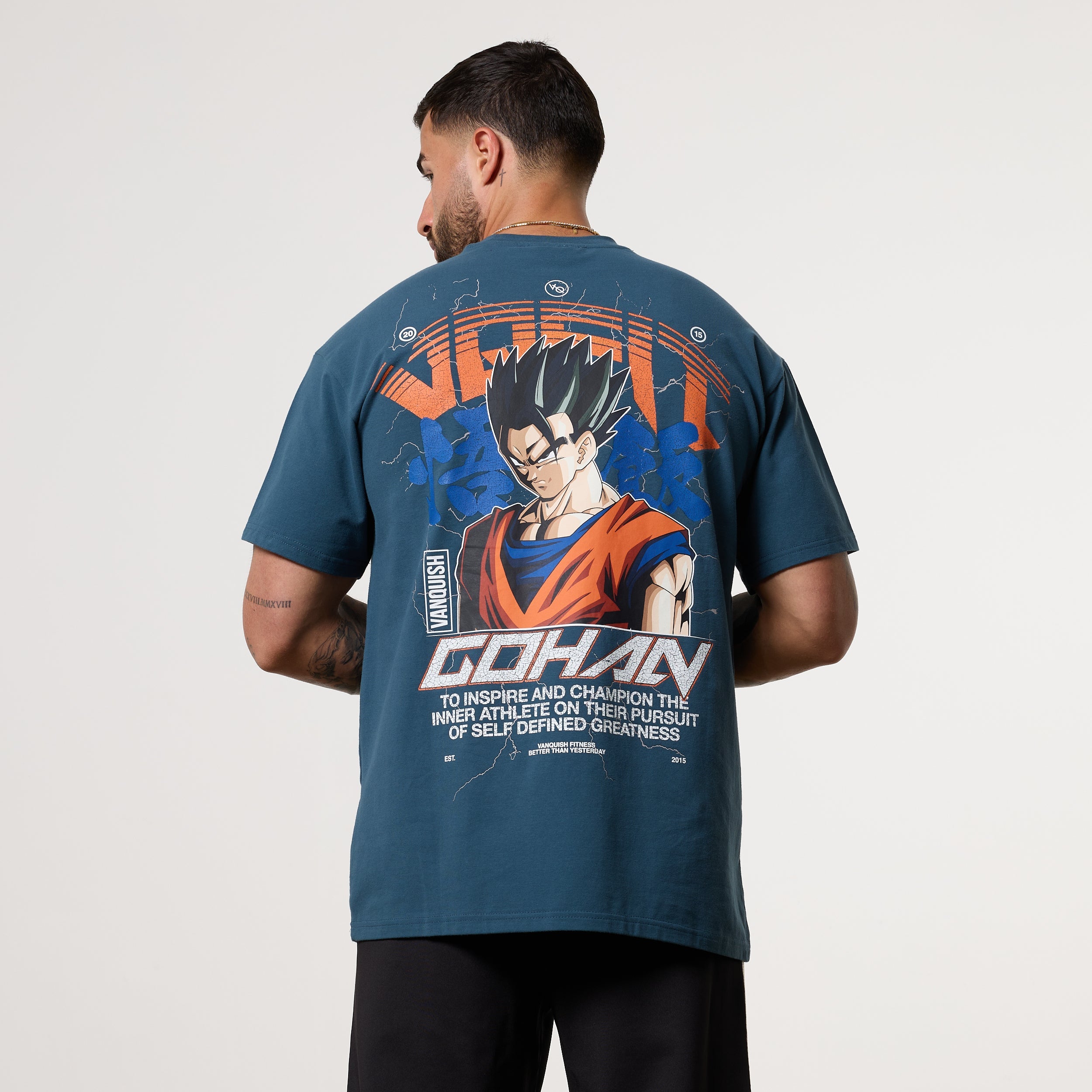 Vanquish DBS Gohan Blue Oversized T-Shirt