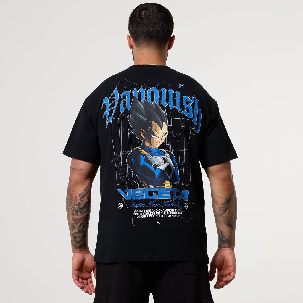 Vanquish DBS Vegeta Black Oversized T-Shirt
