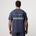 POWERLINE DUSK BLUE OVERSIZED T-SHIRT