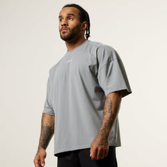Vanquish Essential V2 Steel Grey Oversized Boxy T Shirt