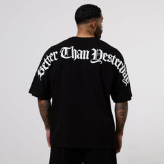 Vanquish Dark Script Black Oversized T-Shirt