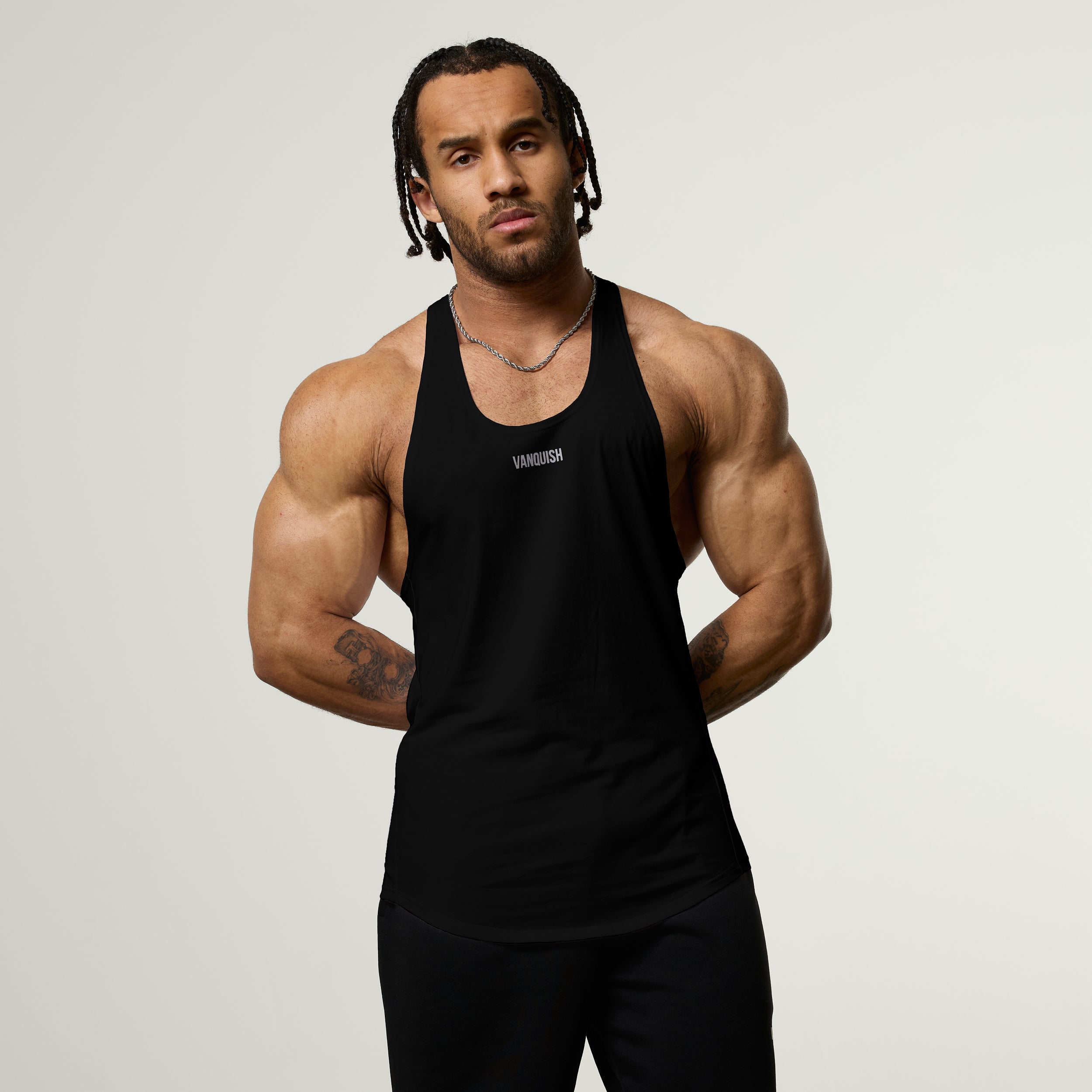 Vanquish Essential V2 Black Stringer Vest