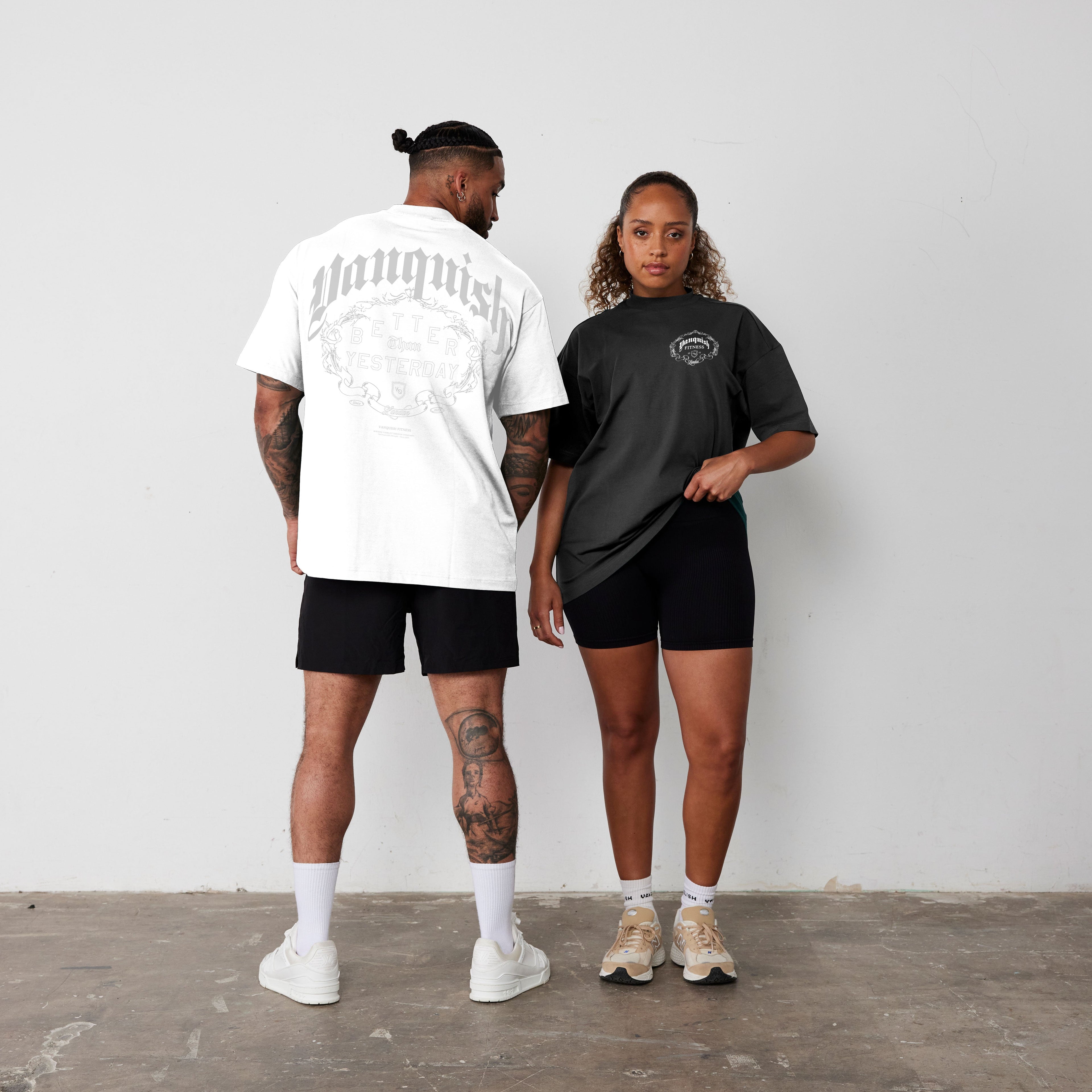 Vanquish Revolve Wreath White Oversized T Shirt