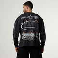 Vanquish Obsidian Moto Oversized Boxy Long Sleeve T-Shirt