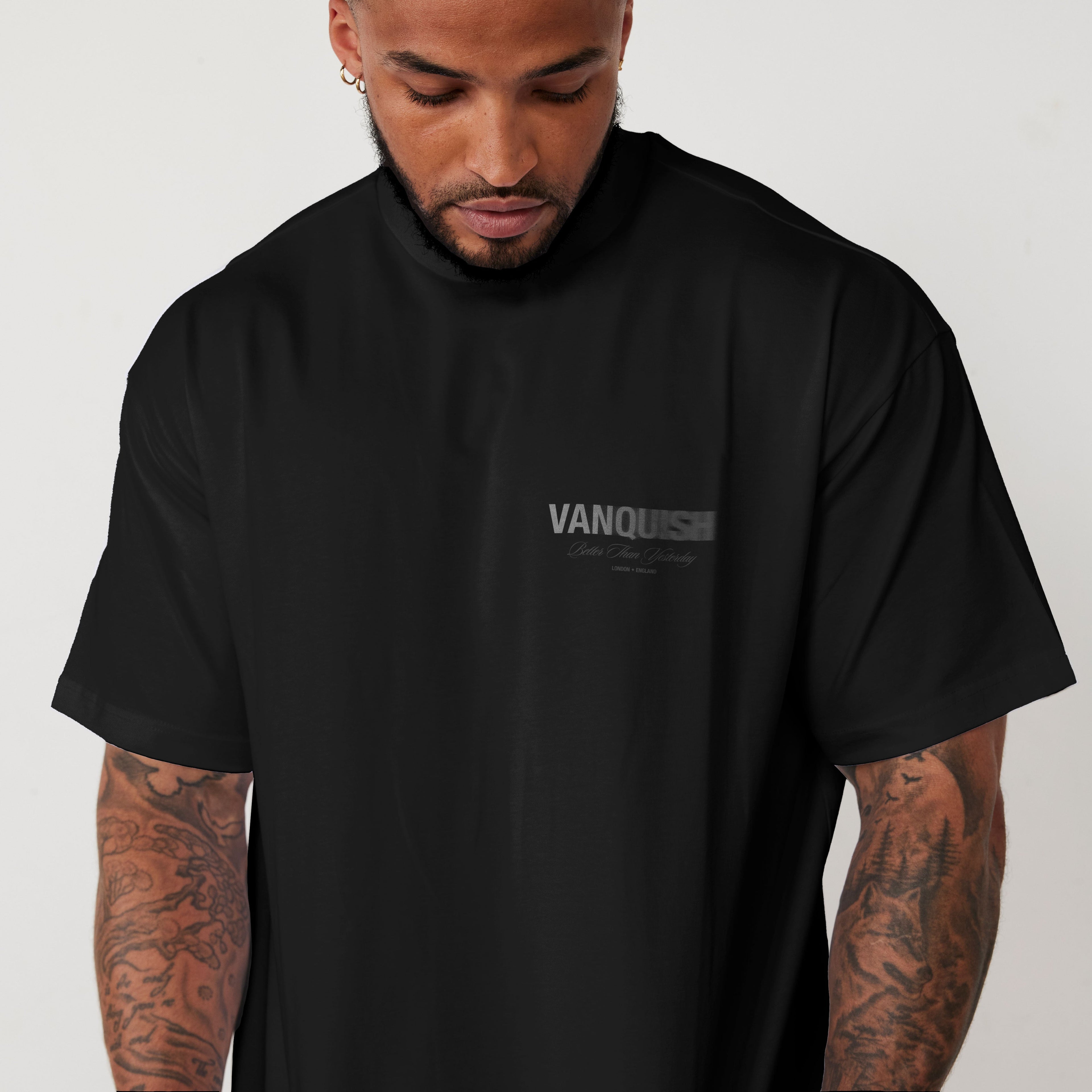 REVOLVE MOMENTUM BLACK BOXY T SHIRT