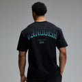 REVOLVE FADE AQUA BLACK OVERSIZED T SHIRT