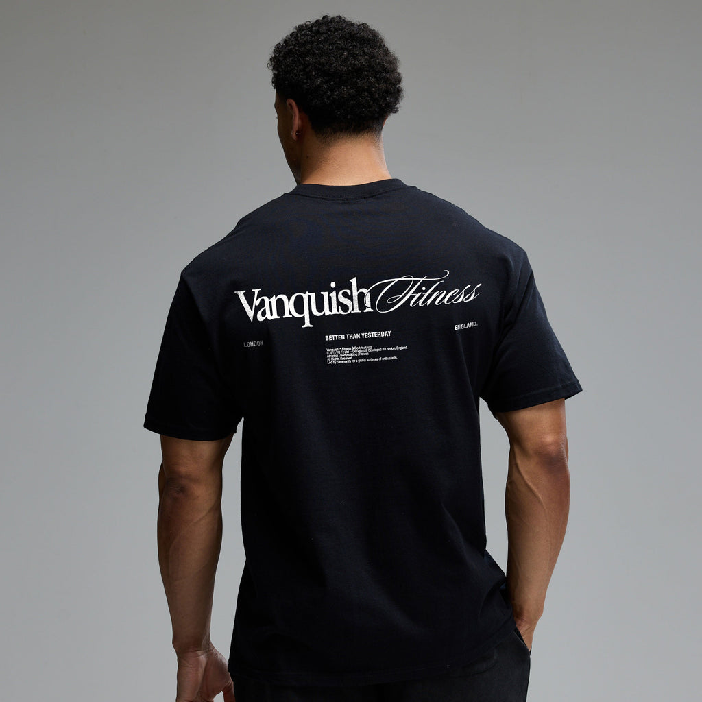 REVOLVE SCRIPT BLACK OVERSIZED T SHIRT
