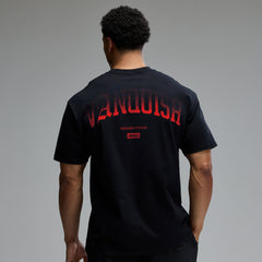REVOLVE FADE RED BLACK OVERSIZED T SHIRT