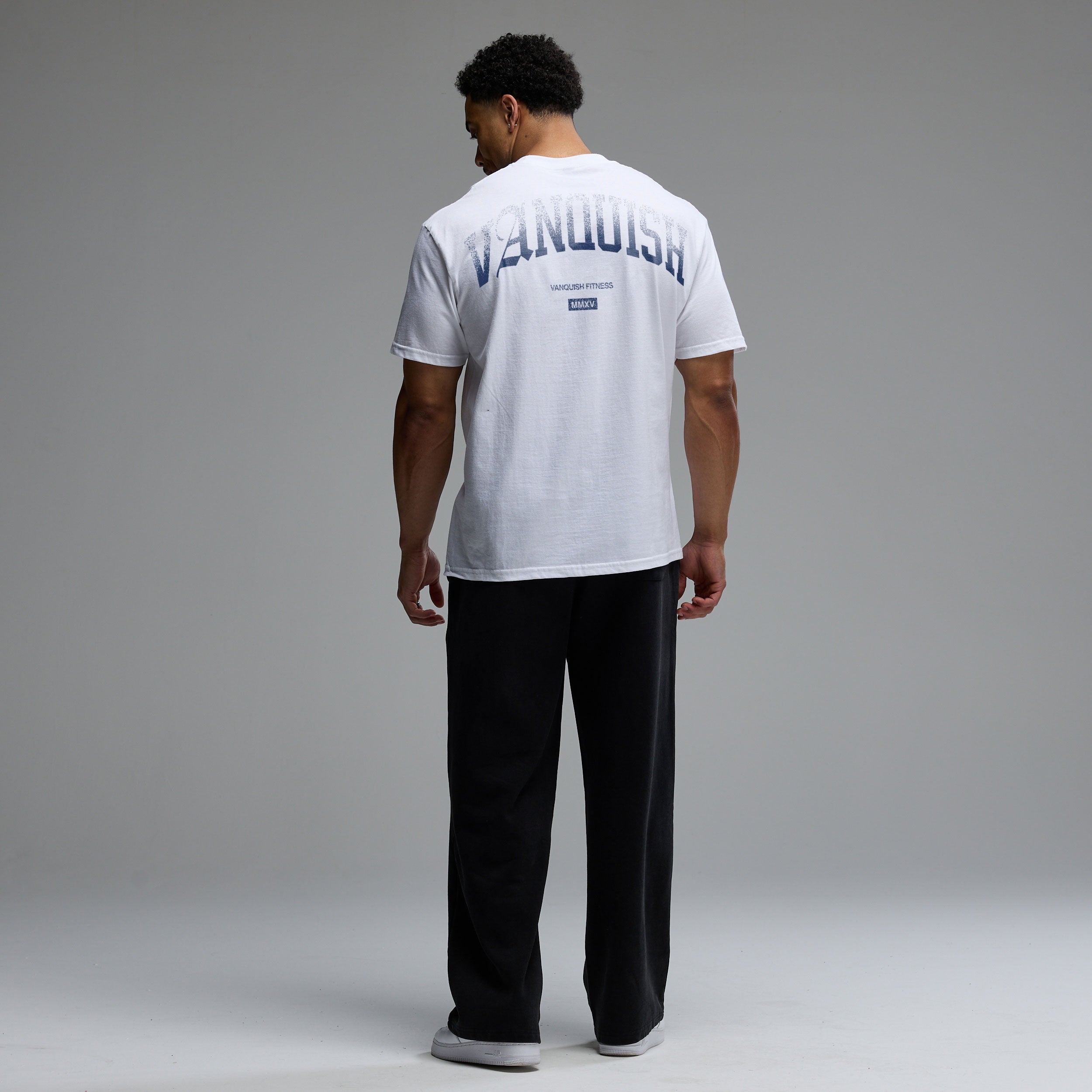 REVOLVE FADE WHITE BLUE OVERSIZED T SHIRT
