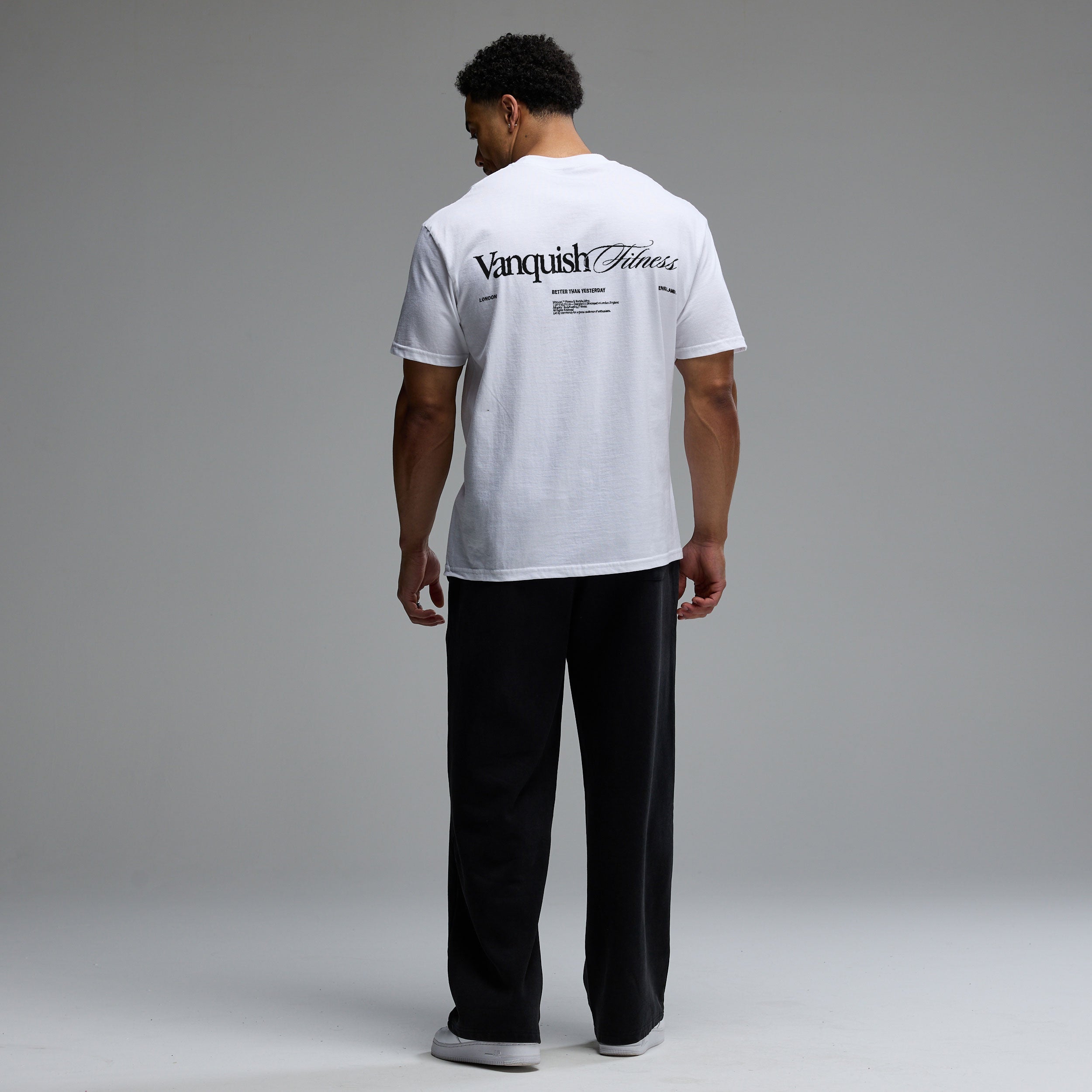 REVOLVE SCRIPT WHITE OVERSIZED T SHIRT