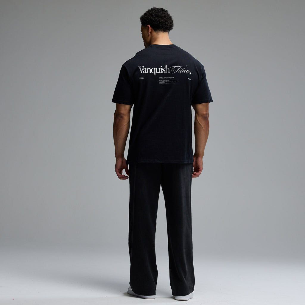 REVOLVE SCRIPT BLACK OVERSIZED T SHIRT