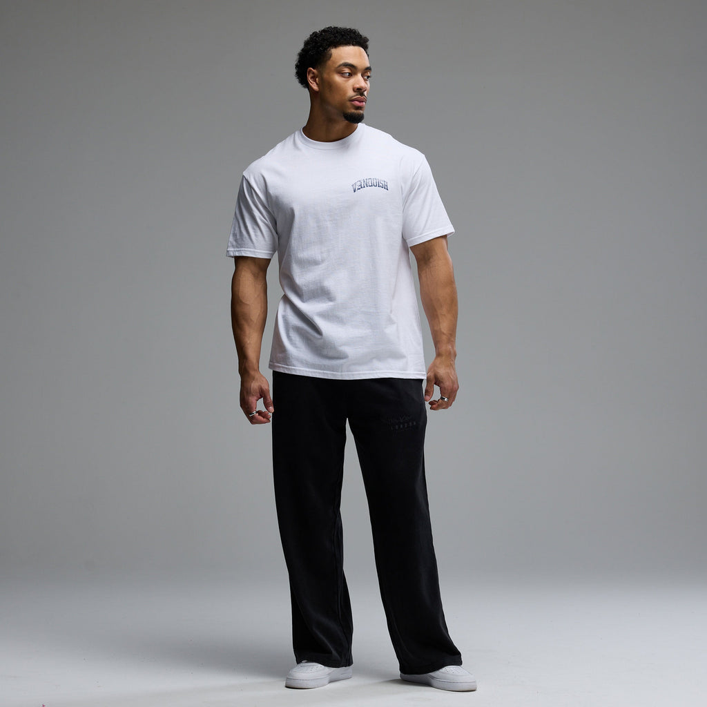 REVOLVE FADE WHITE BLUE OVERSIZED T SHIRT