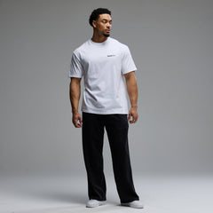 REVOLVE SCRIPT WHITE OVERSIZED T SHIRT