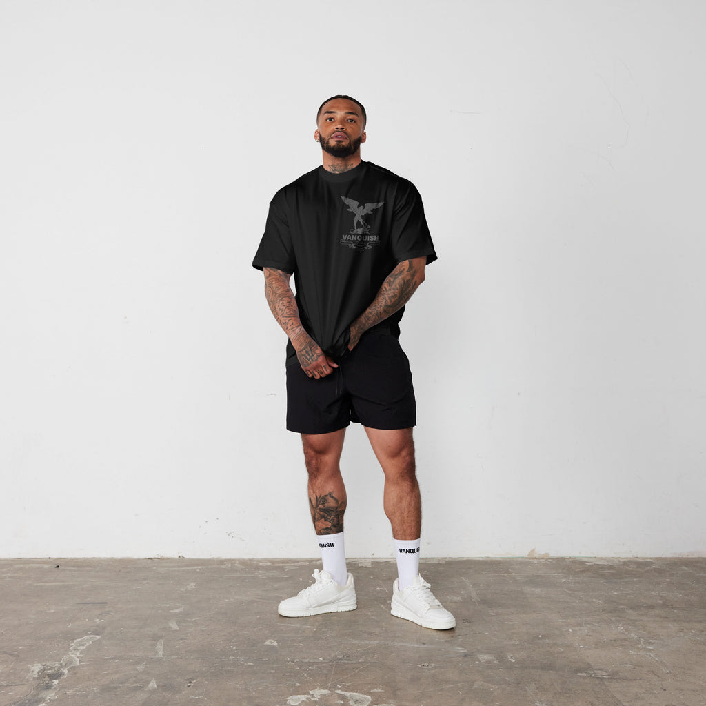 Vanquish Revolve Saints Black Oversized T Shirt