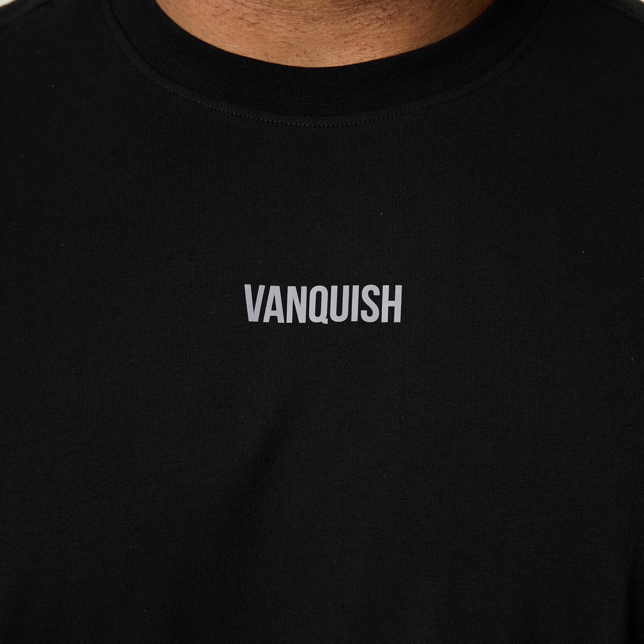 Vanquish Essential V2 Black Oversized Boxy T Shirt