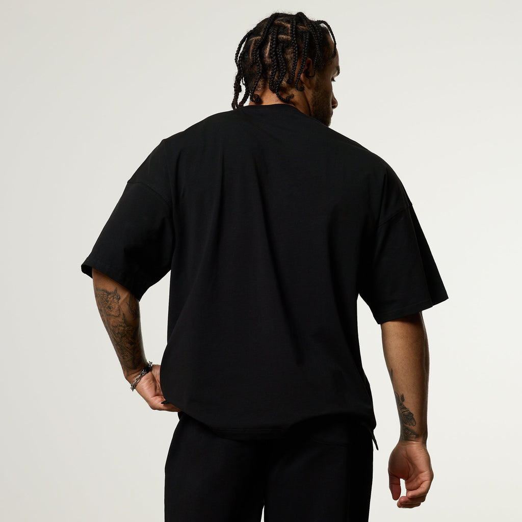 Vanquish Essential V2 Black Oversized Boxy T Shirt