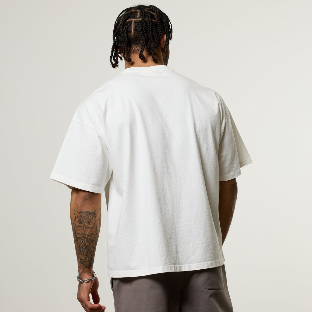 Vanquish Obsidian White Eagle Oversized Boxy T Shirt