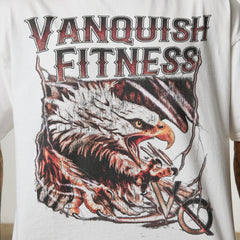 Vanquish Obsidian White Eagle Oversized Boxy T Shirt
