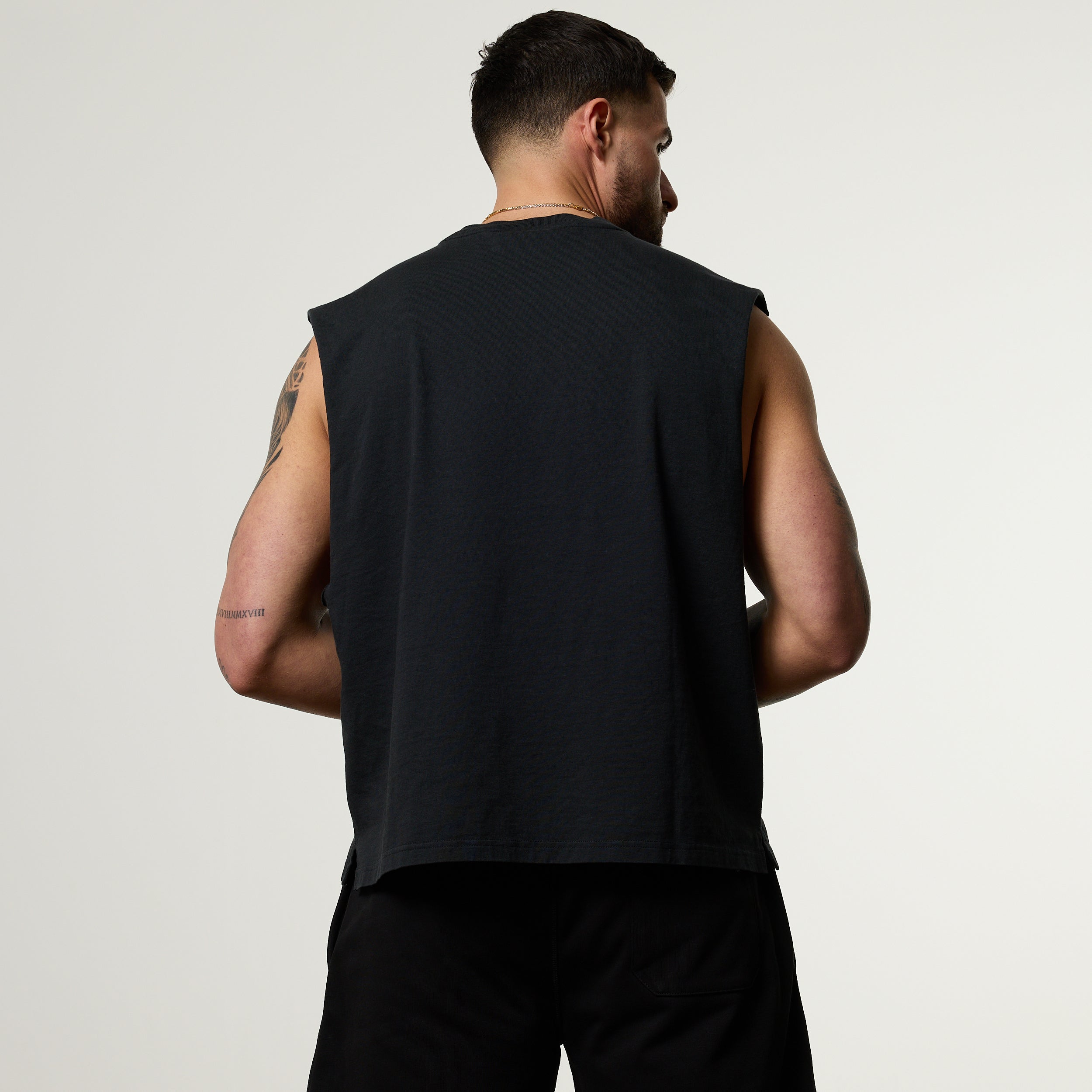 Vanquish Obsidian Black Eagle Sleeveless T Shirt