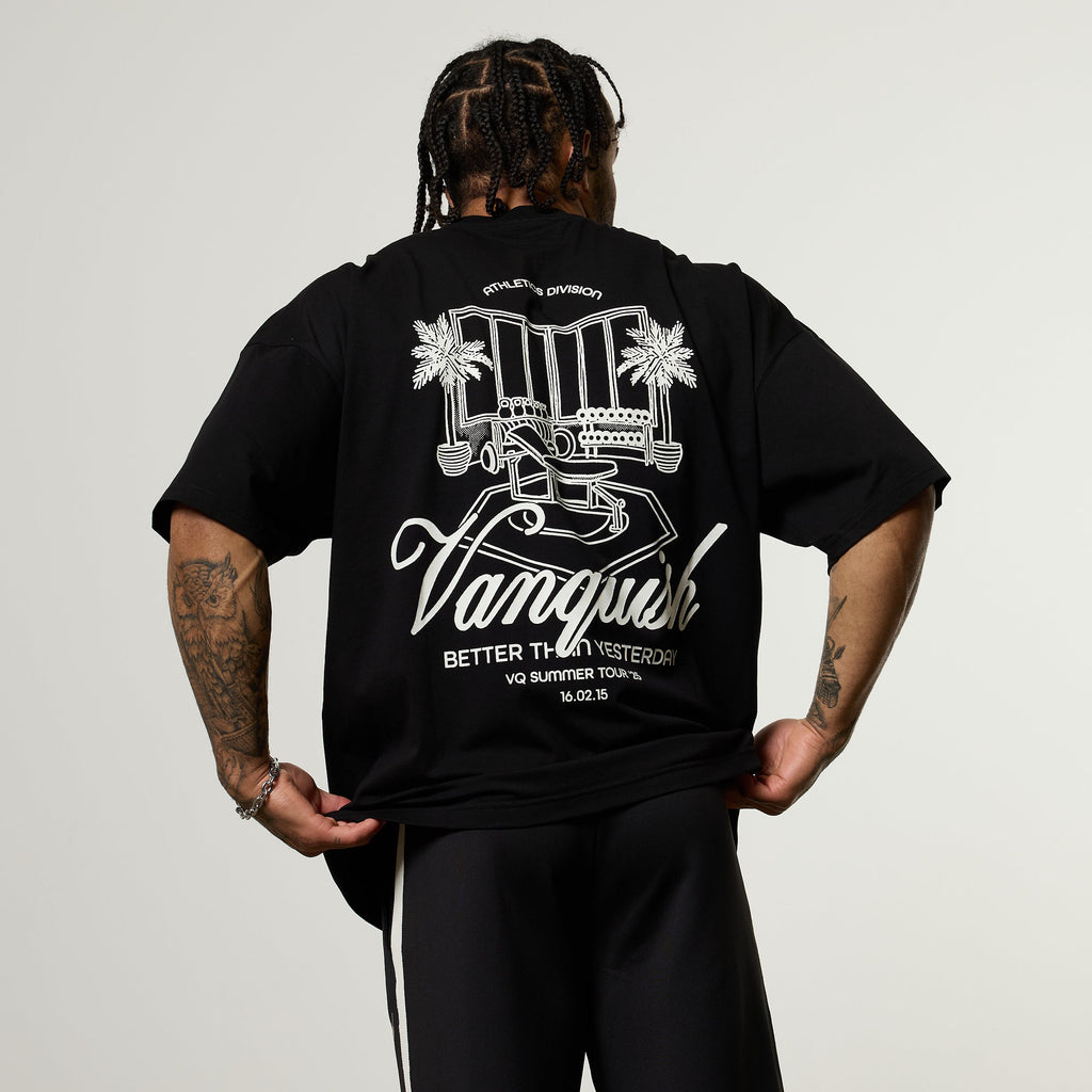Vanquish Off Season Black Oversized Boxy T Shirt