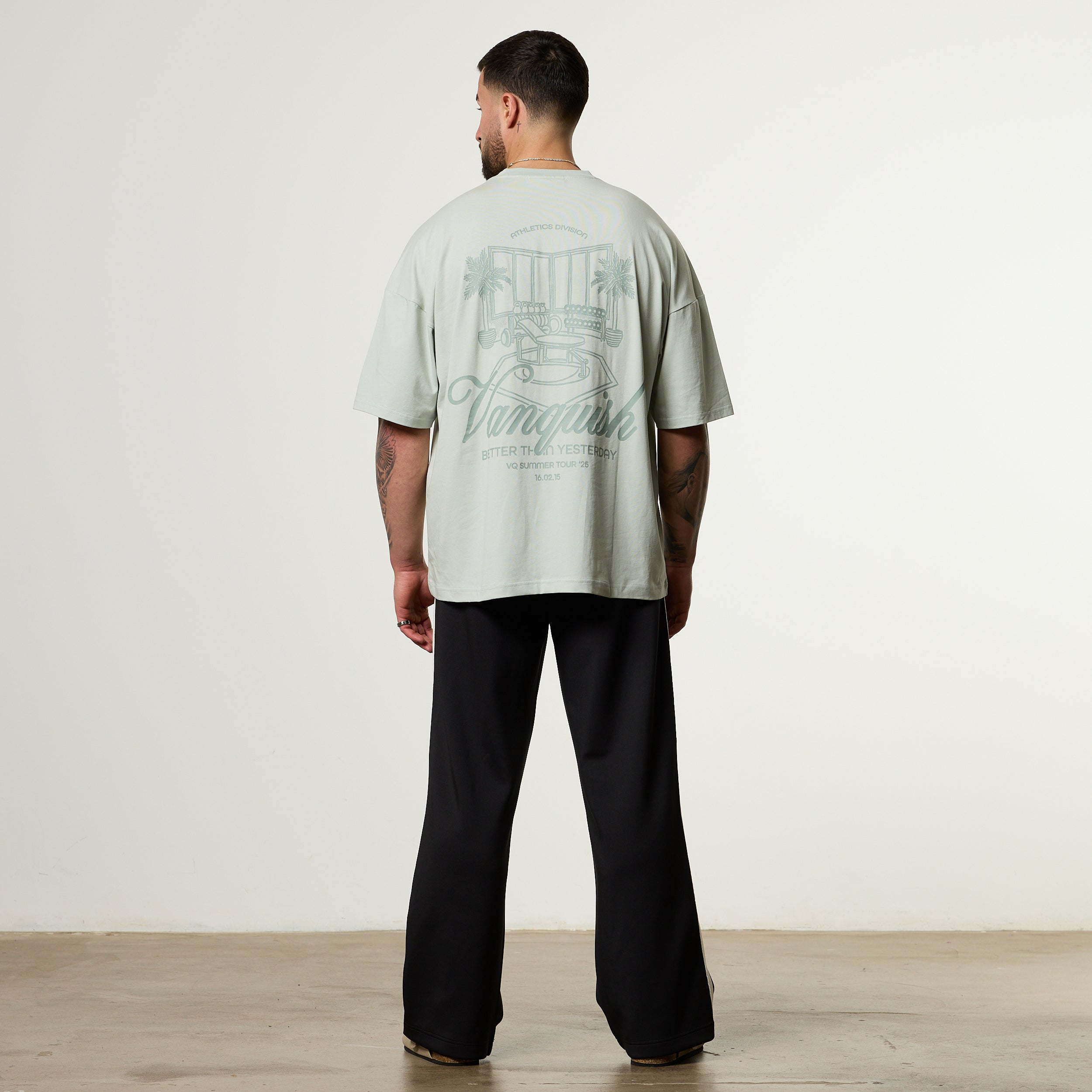 Vanquish Off Season Green Oversized Boxy T Shirt