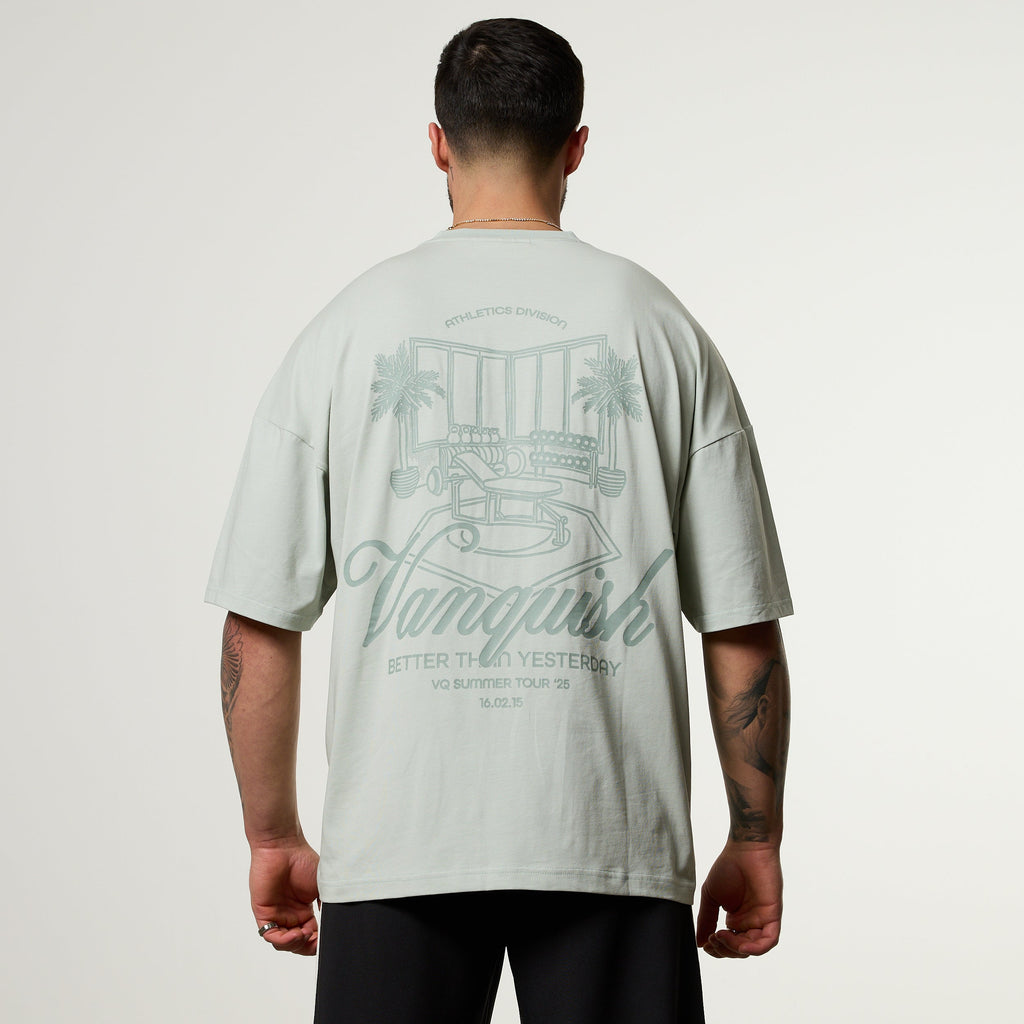 Vanquish Off Season Green Oversized Boxy T Shirt