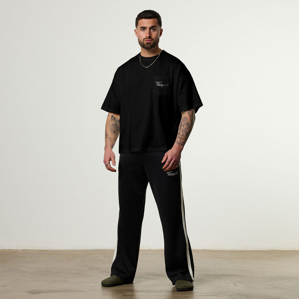 Vanquish Off Season Black Oversized Boxy Pocket T Shirt