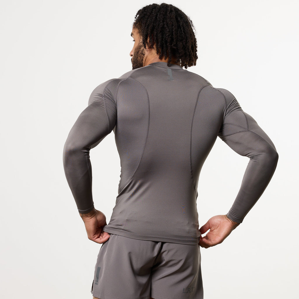 LRT Grey Performance Long Sleeve Base Layer Top