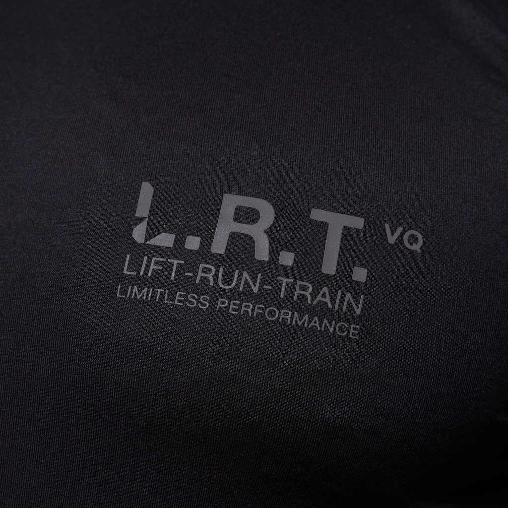 LRT Black Performance Short Sleeve Base Layer Top