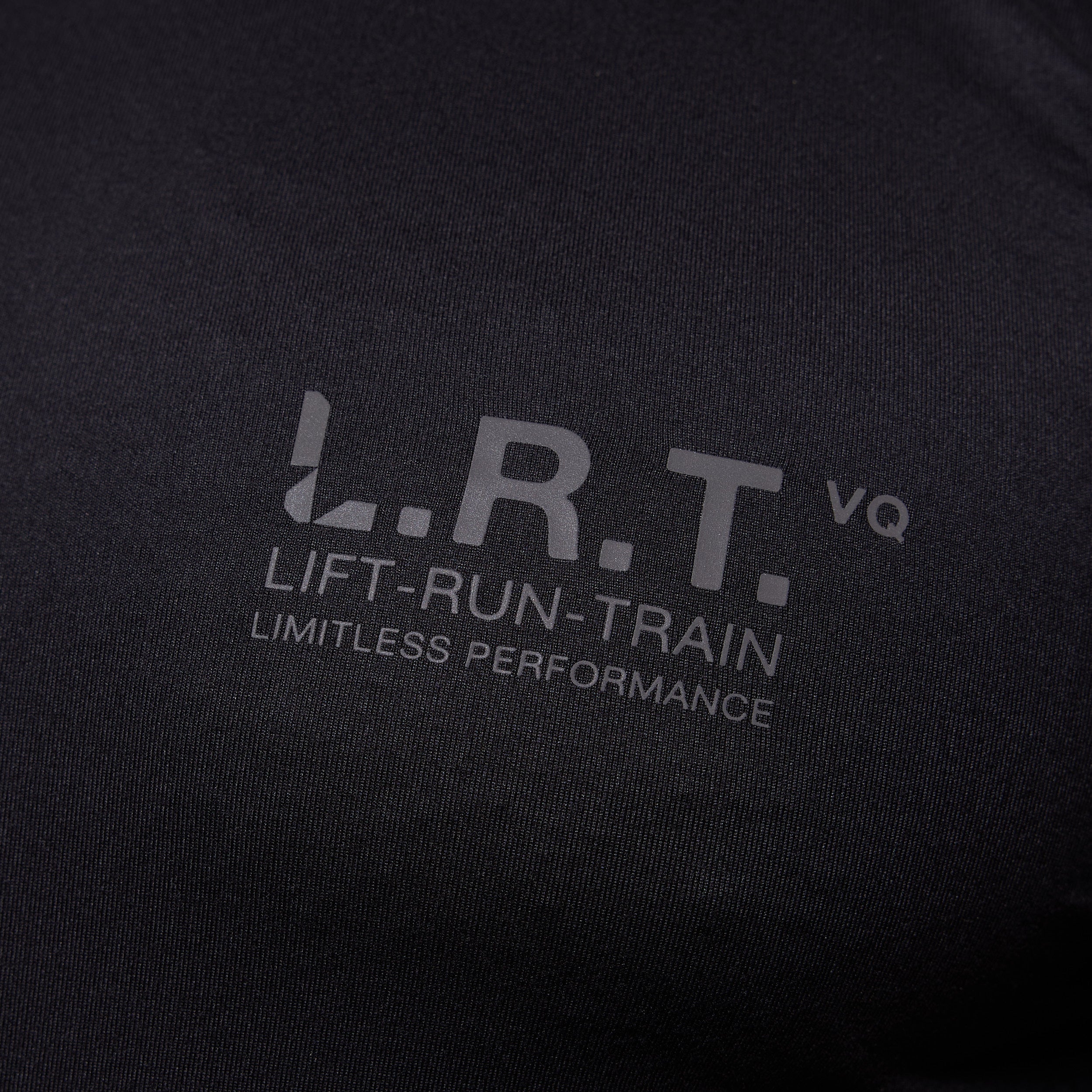 LRT Black Performance Short Sleeve Base Layer Top