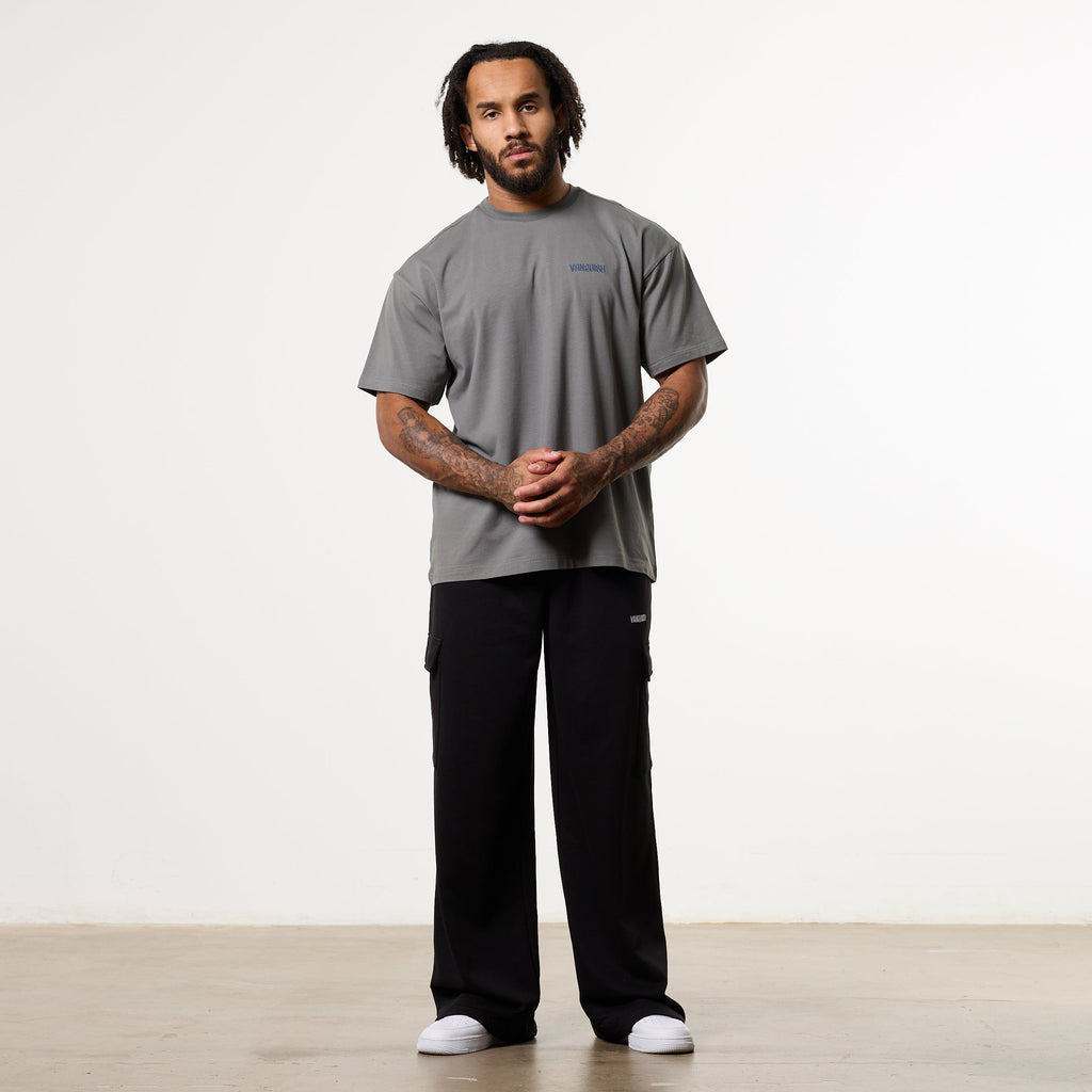 GRAFFITI STORM GREY OVERSIZED T SHIRT