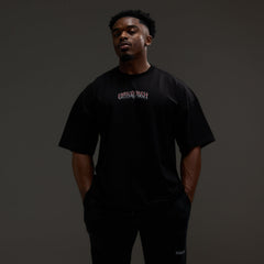 VQ x Baki: Black Baki Boxy Oversized T Shirt