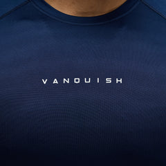 ACADEMY NAVY SLIM FIT PERFORMANCE T SHIRT