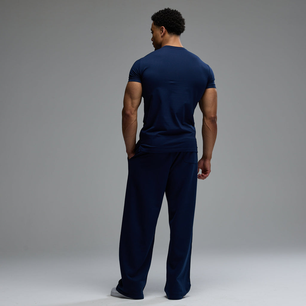 Vanquish Essential Navy Slim Fit Short Sleeve T Shirt