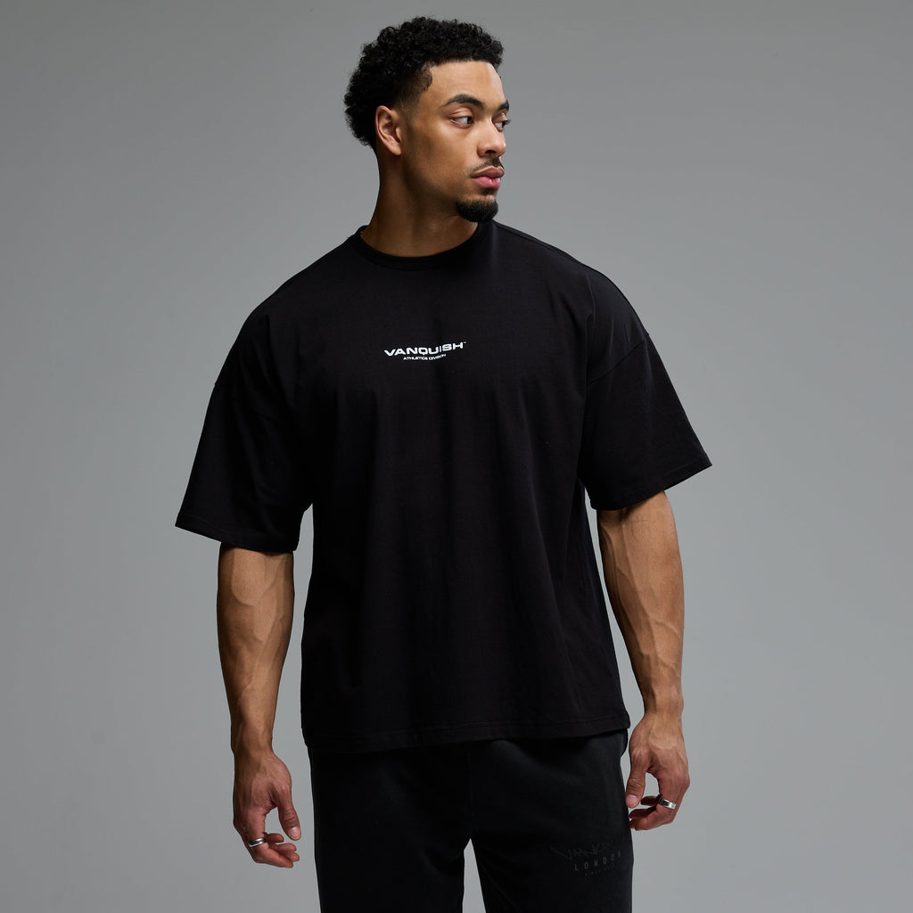 REVOLVE HEAT MAP BLACK OVERSIZED BOXY T SHIRT