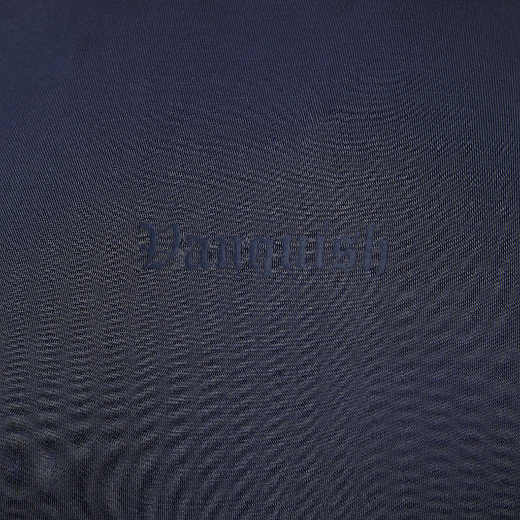 Vanquish Ultra Soft Navy Blue Slim Fit T Shirt
