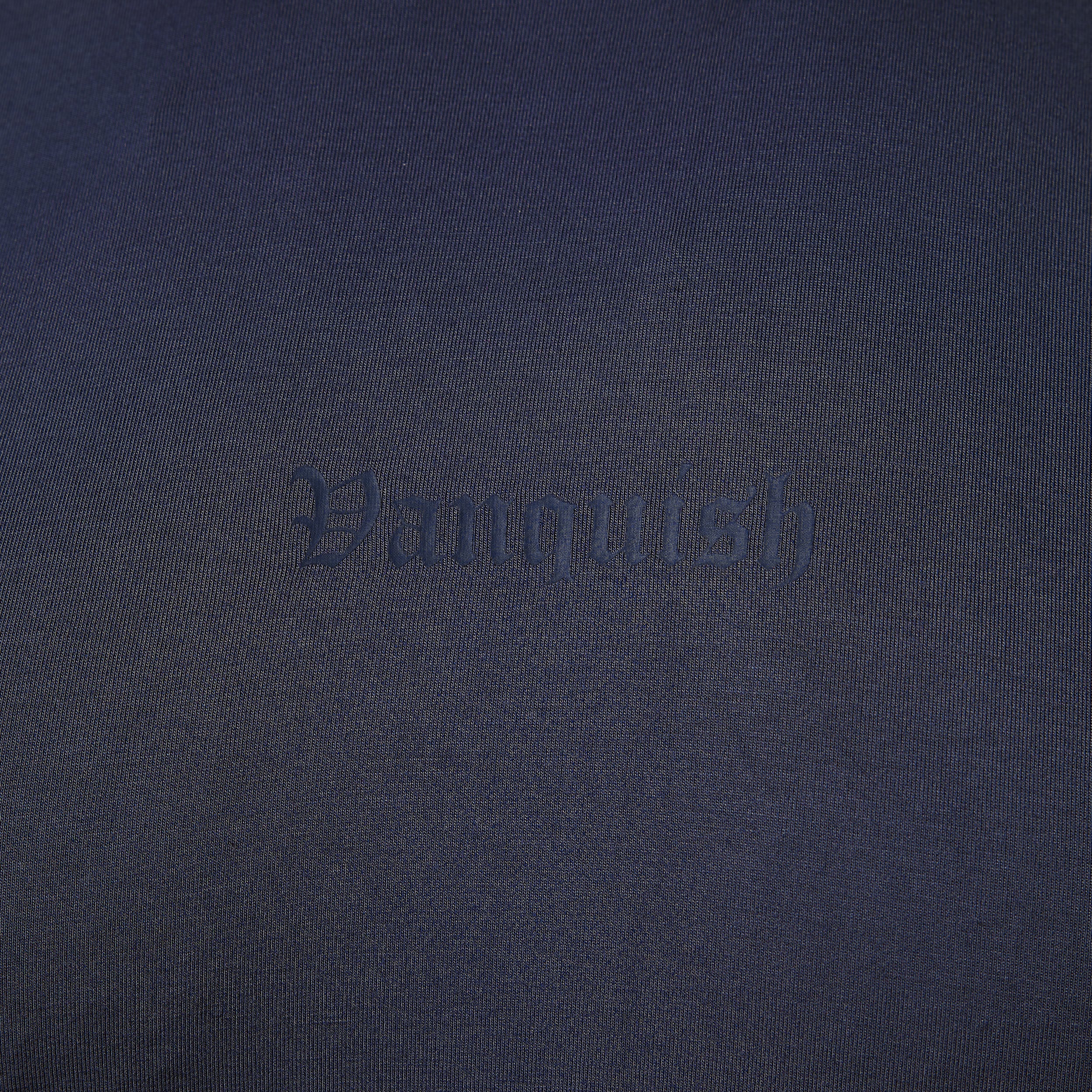 Vanquish Ultra Soft Navy Blue Slim Fit T Shirt