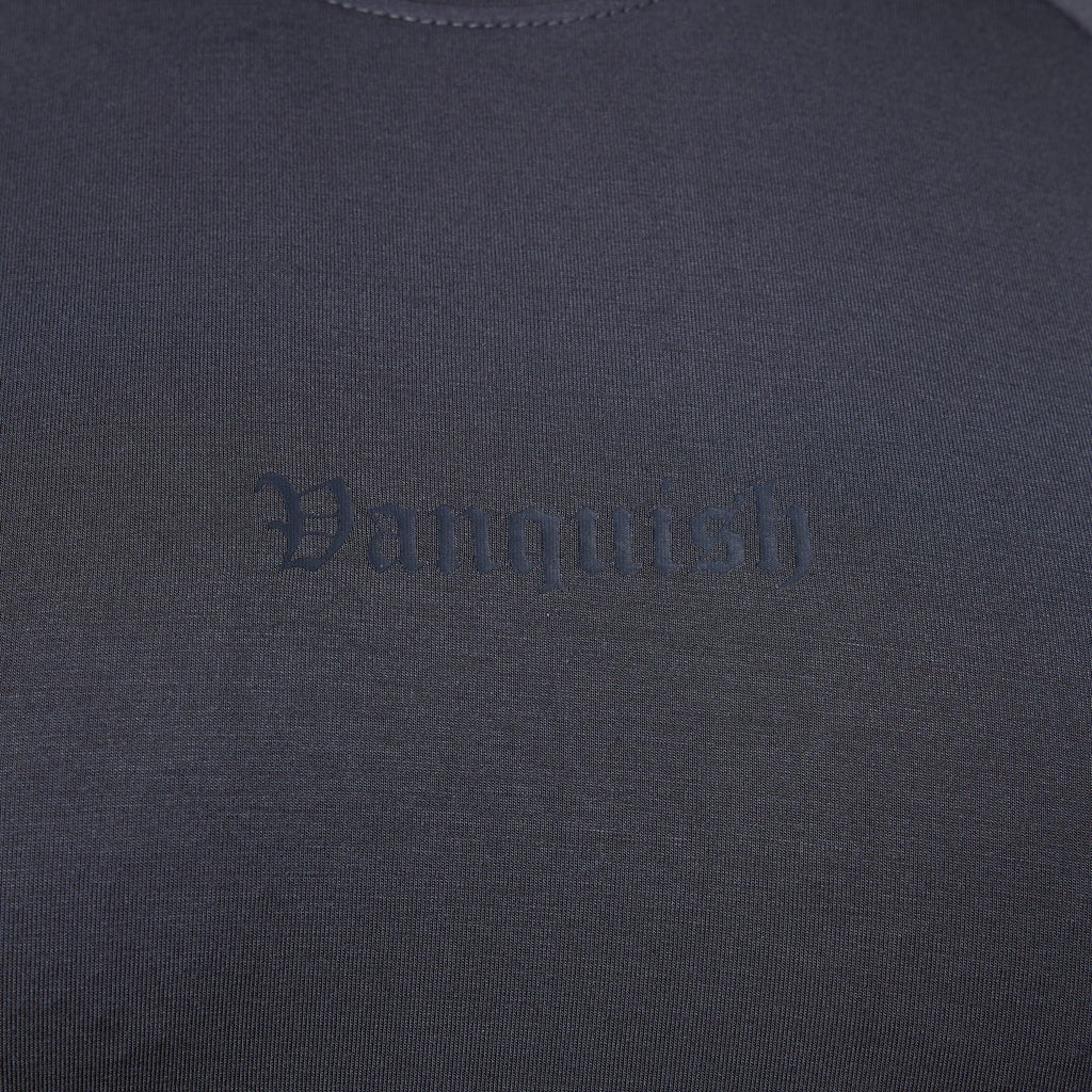 Vanquish Ultra Soft Denim Blue Long Sleeve Slim Fit T Shirt