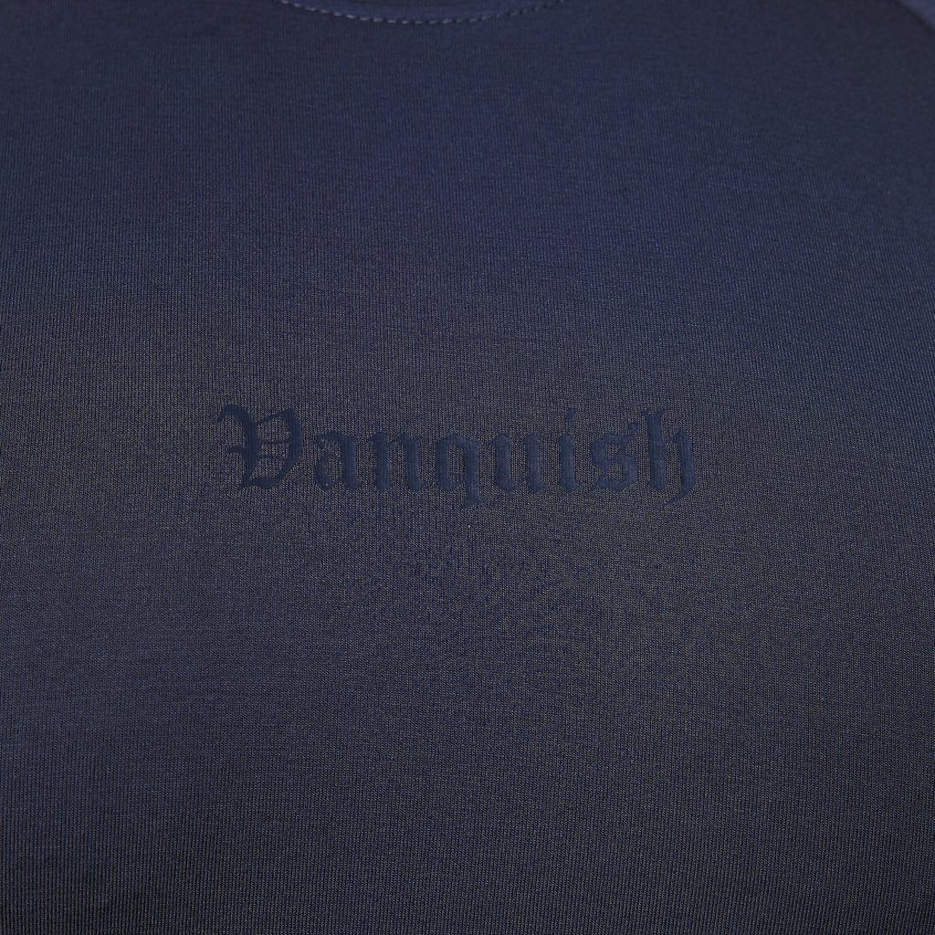 Vanquish Ultra Soft Navy Blue Oversized Sleeveless T Shirt