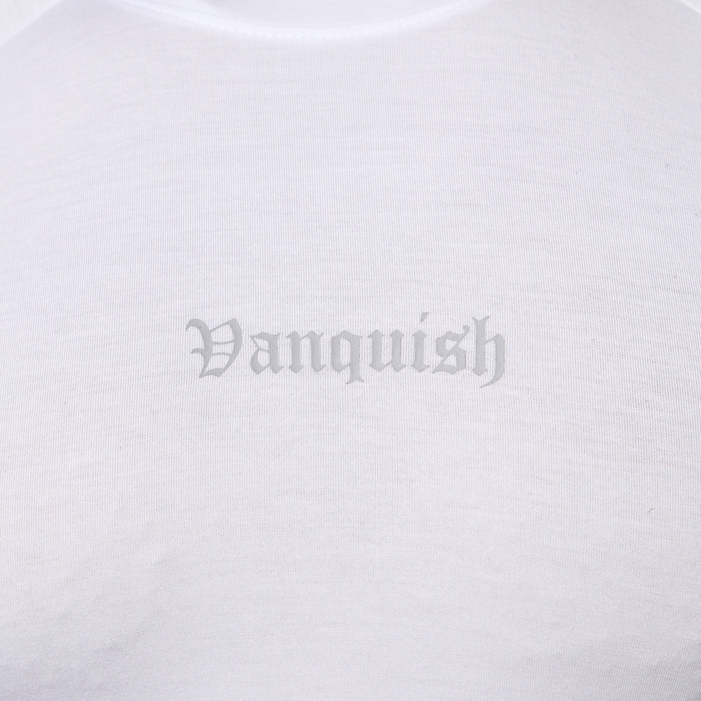 Vanquish Ultra Soft White Long Sleeve Slim Fit T Shirt
