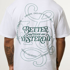 Vanquish Revolve Filigree White Oversized T Shirt