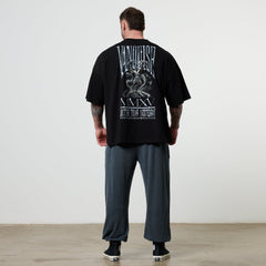 Vanquish Olympus Black Hercules Oversized Boxy T Shirt